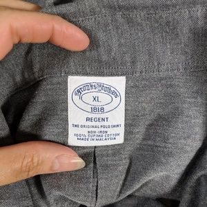 Brooks Brothers Shirts - Brooks Brothers Grey Traditional Regent Shirt XL Brooks Brothers Shirts - Brooks Brothers Grey Traditional Regent Shirt XL